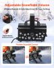 VEVOR Snow Machine, 800W Handheld/Hanging Snow Maker, Portable Wireless Remote Snowmaking machine with 1L Tank & Handle