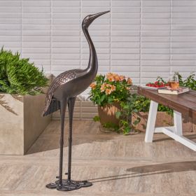 Sunny Outdoor 43 Inch Aluminum Crane, Shiny Copper (No Assembly Required) (Color: as Pic)